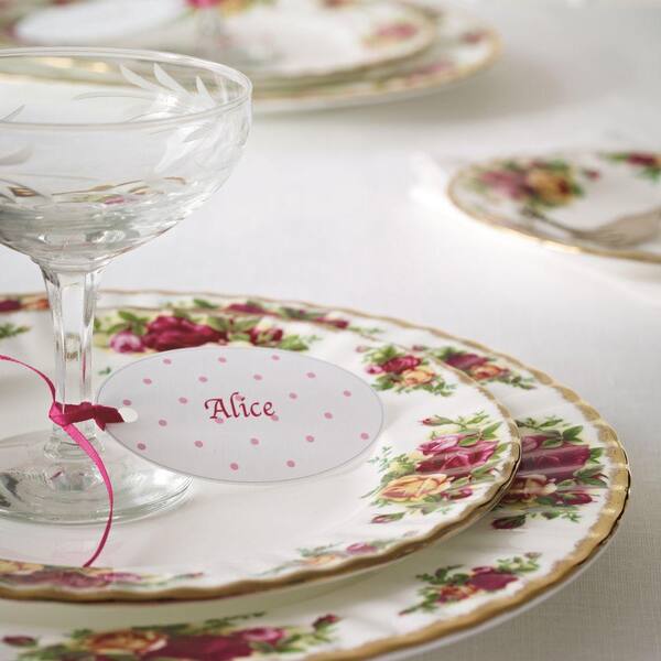 ROYAL ALBERT Old Country Roses Bone China 5-Piece Place Setting