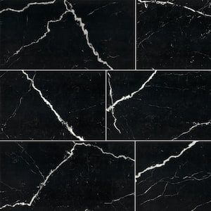Toucan Black 24 in. x 48 in. Polished Porcelain Floor and Wall Tile (512 sq. ft./Pallet)