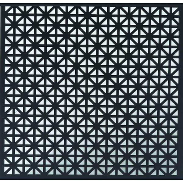 M-D Building Products 12 in. x 24 in. Union Jack Aluminum Sheet in Black