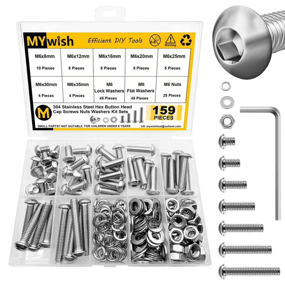 Stage 8 Collector Bolt Kit - 6pt 3/8-16 x 1