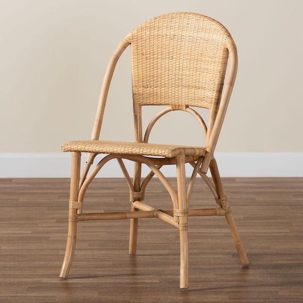 bali & pari Jaylyn Natural Rattan Dining Chair