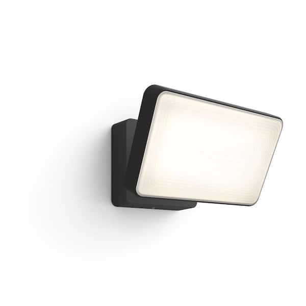 Philips Hue White Welcome Black Outdoor Integrated LED Flood Light