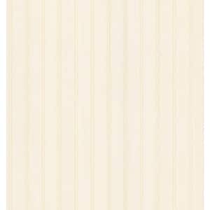 Beadboard Cream Wallpaper Sample