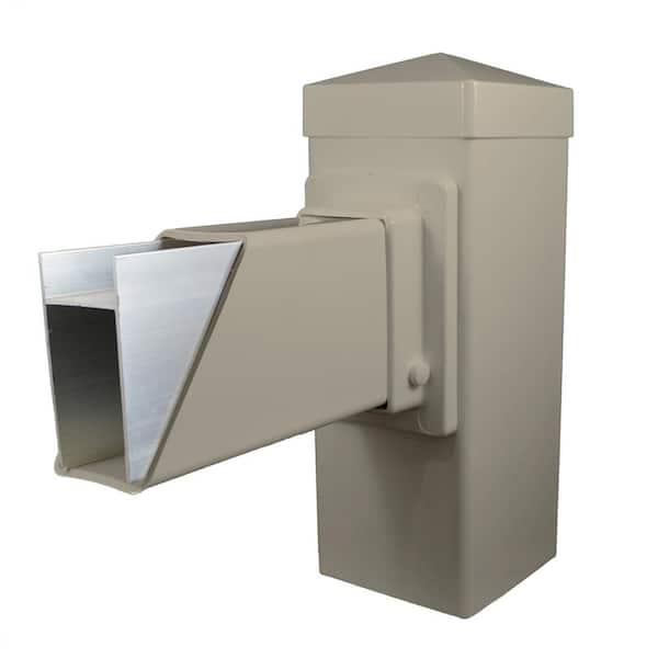 Naples 3 ft. H x 8 ft. W Khaki Vinyl Stair Railing Kit