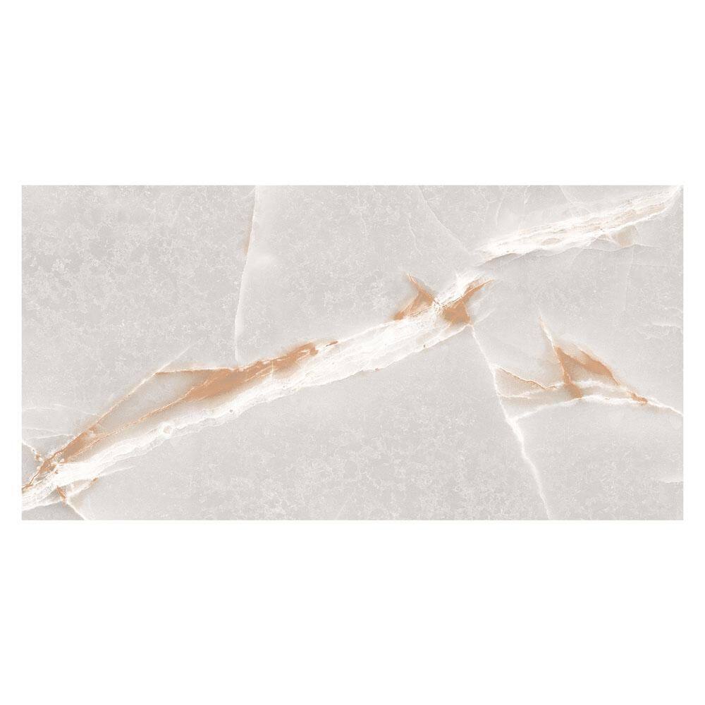 Kaia Petraza Grey 12 in. x 24 in. Stone Look Polished Porcelain Wall and Floor Tile Sample price history on PriceWatchPro