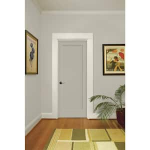 32 in. x 80 in. Madison Desert Sand Right-Hand Smooth Solid Core Molded Composite MDF Single Prehung Interior Door