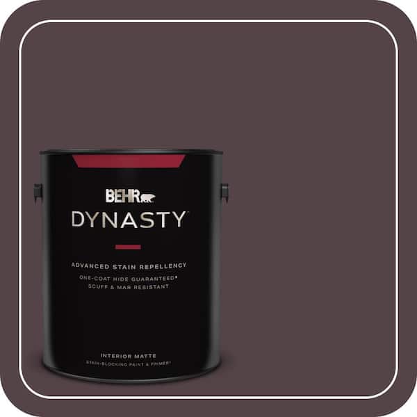 BEHR DYNASTY 1 gal. Home Decorators Collection #HDC-FL14-9 Black Raspberry Matte Interior Stain-Blocking Paint & Primer