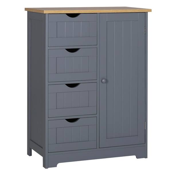 Glacier Bay Shaker Style 16 in. W x 12 in. D x 62.25 in. H Linen