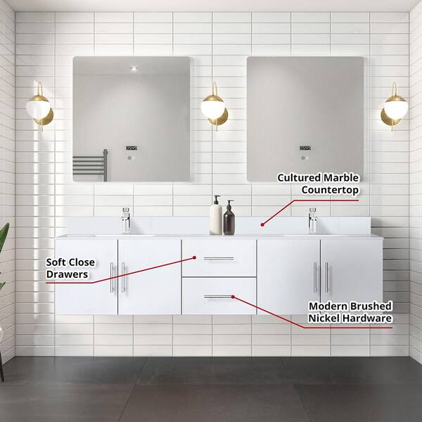 60″ Freestanding Double Bathroom Vanity – DM BATH