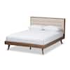 Baxton Studio Soloman Light Beige Queen Platform Bed 28862 7679 HD