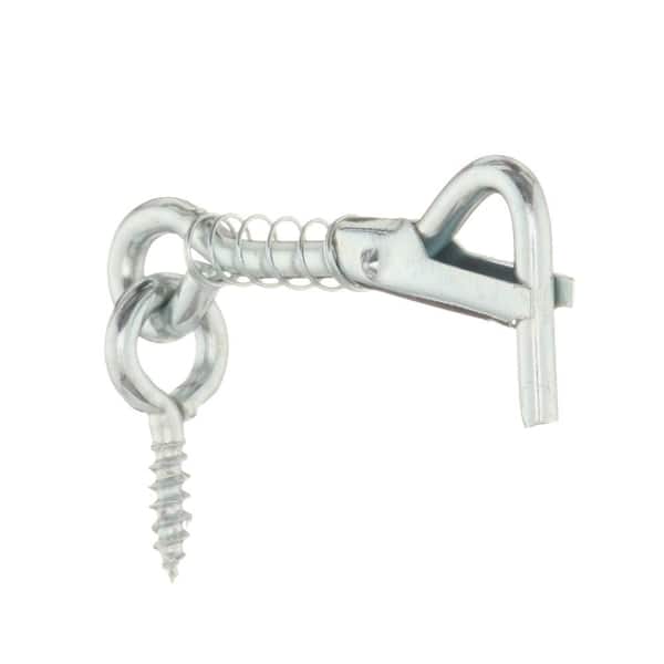 Stainless Steel 3 in. Positive Lock Gate Hook and Eye
