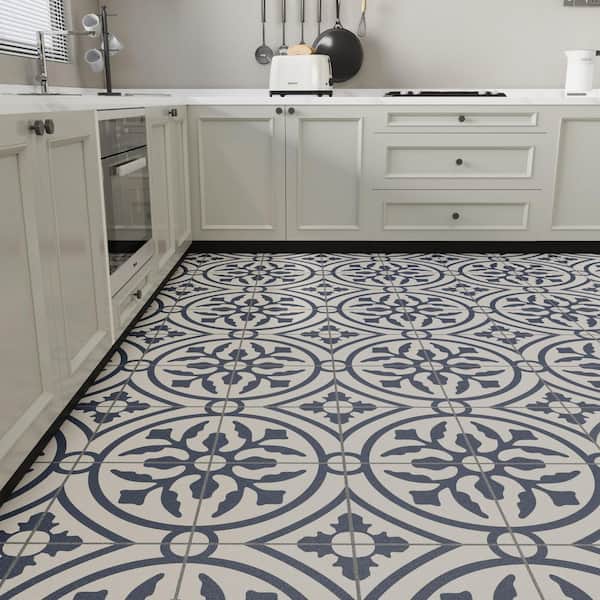 24 in. X 120 in. 4 MIL Beige Peel & Stick Vinyl Sheet Flooring, Cut to Length Flooring Roll, Water-Resistant Flooring