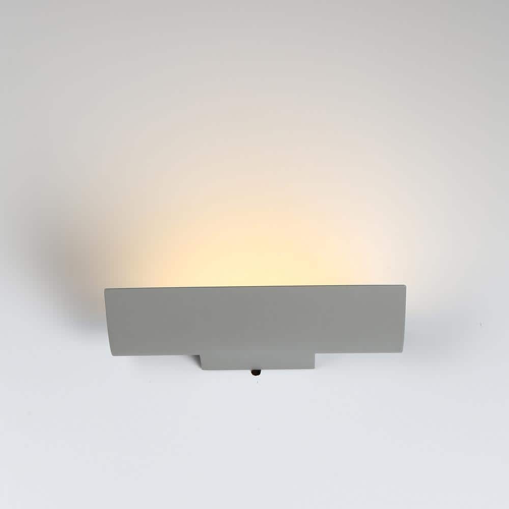 Marine Grey Aluminum Dimmable LED Outdoor Sconce