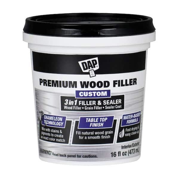 DAP Premium Wood Filler 16 oz. White (4-Pack)