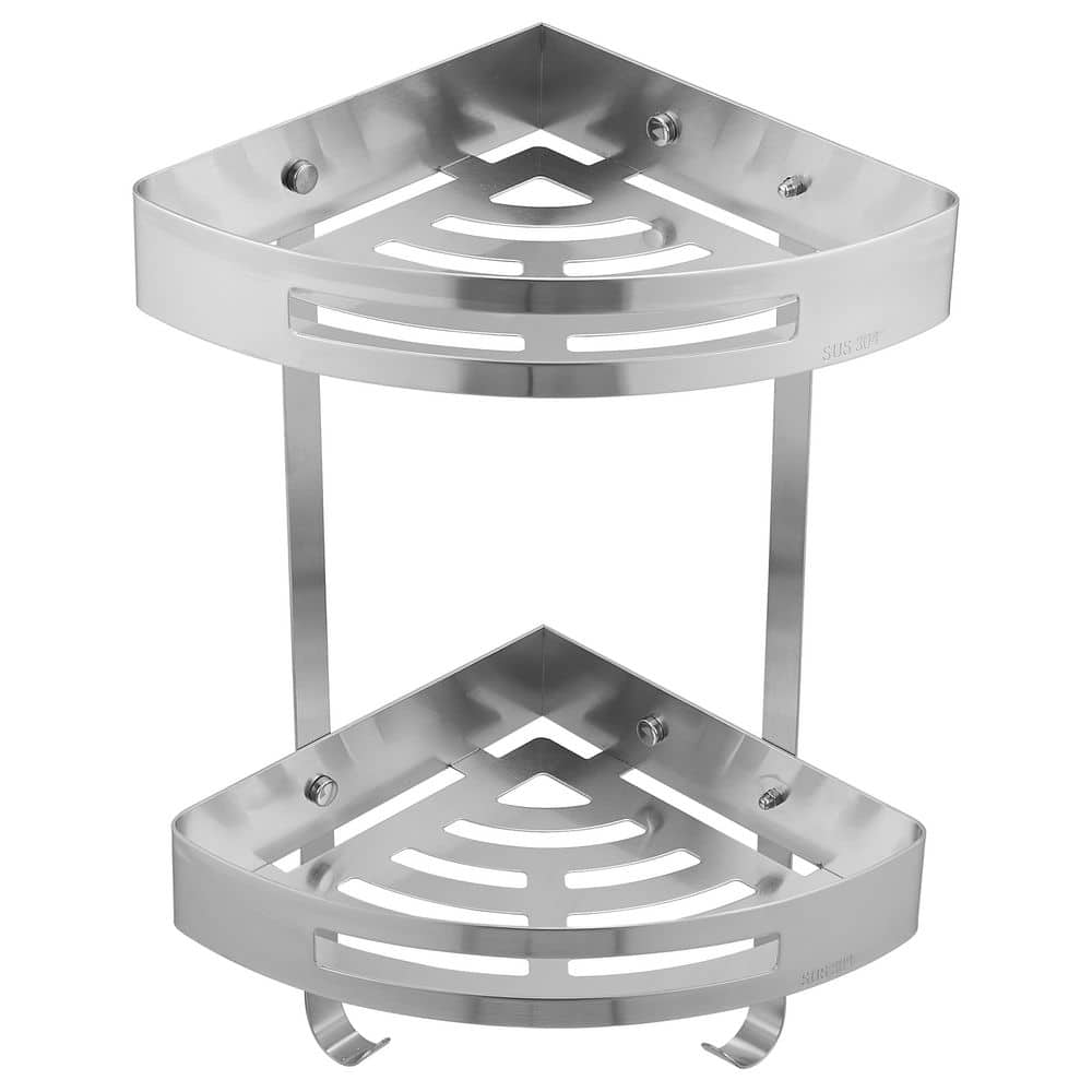 HOMEMYSTIQUE 11.42 in. W x 15.94 in. H x 8.31 in. D Stainless