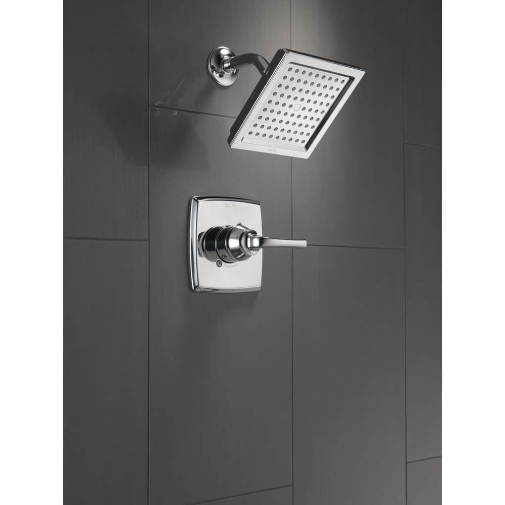 Geist Chrome Wall Mounted Shower Faucet Set