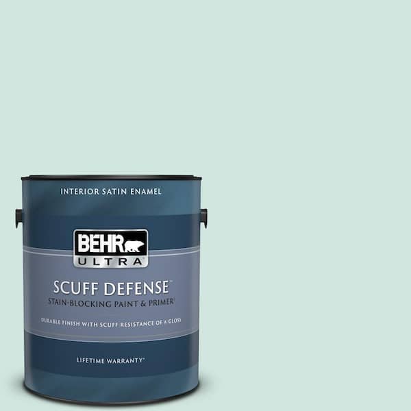BEHR ULTRA 1 gal. Home Decorators Collection #HDC-CT-26A Seaglass Extra Durable Satin Enamel Interior Paint & Primer