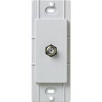 Satin Colors Coaxial Cable Jack - Palladium