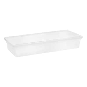 41 Qt. Underbed Storage Box, Clear
