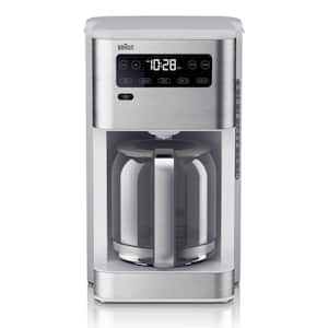 PureFlavor 14-Cup Programmable Stainless Steel White Drip Coffee Maker