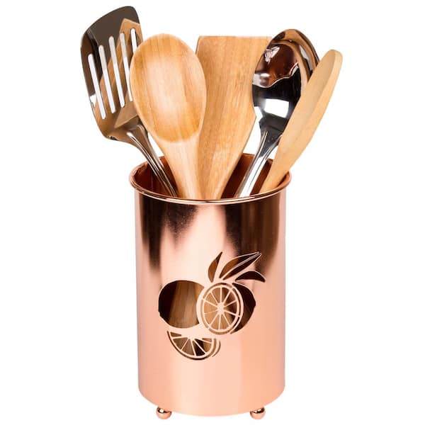 Home Cooking Utensils Set Stainless Steel Copper Plated Handle SET 10