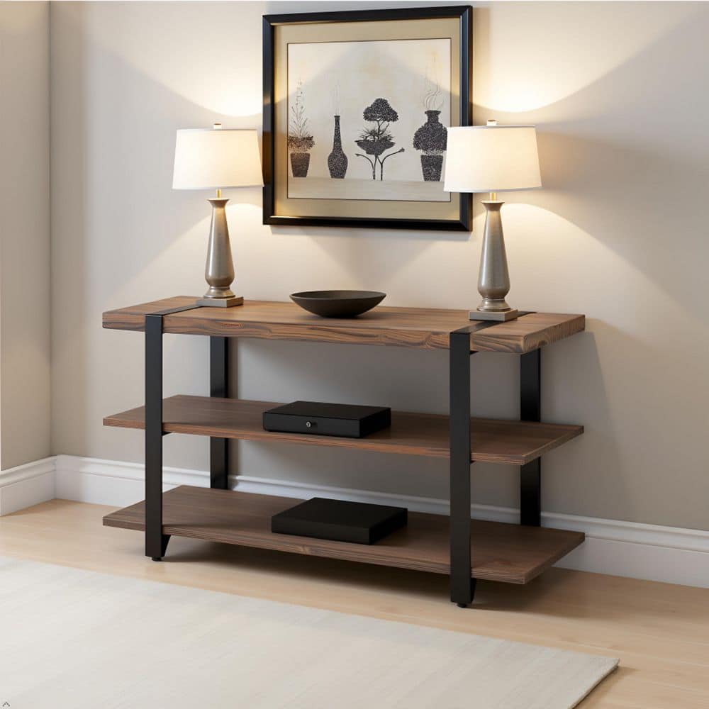 Alaterre Furniture Modesto 48 in. Rustic/Natural Standard Rectangle ...