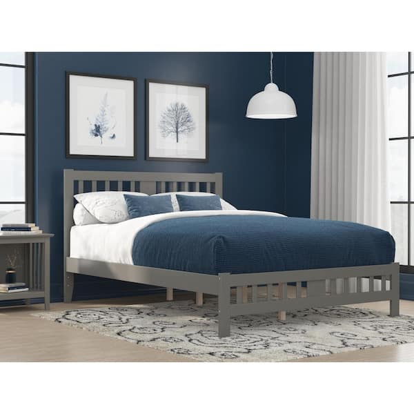 AFI Tahoe Queen Bed with Footboard in Grey