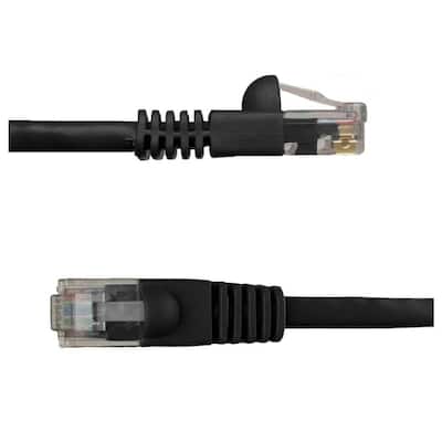CNE67605 Black CAT5E 350MHz 5-Feet UTP Cable with Molded Boot 