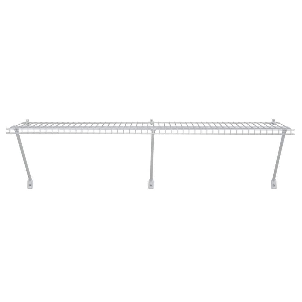 ClosetMaid White 4' x 16" Heavy-Duty Wire Utility Shelf