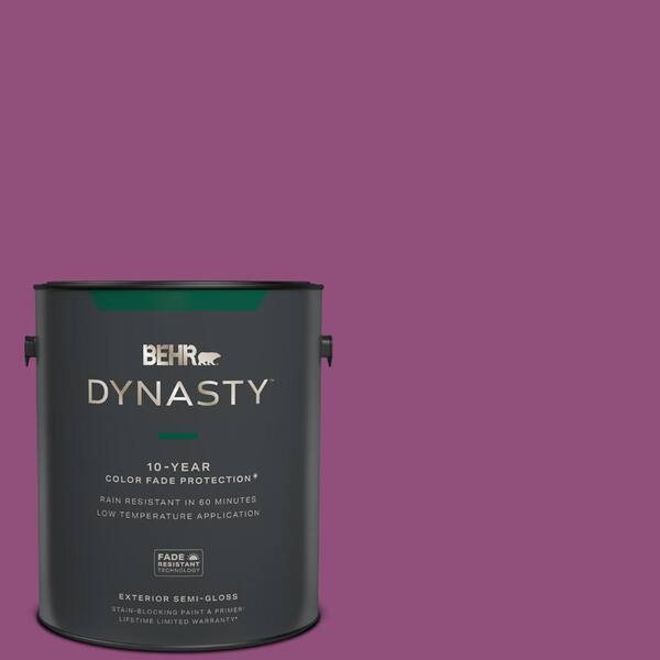 BEHR 1 gal. White Oil-Based Satin Interior/Exterior Enamel Paint 780001 -  The Home Depot