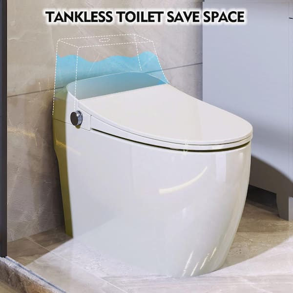 Abruzzo Elongated Smart Bidet Toilet with Sensor Flush & Night Light