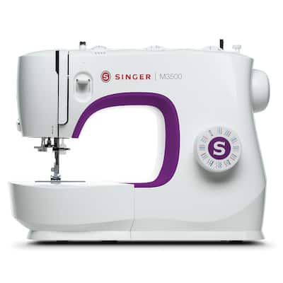 M3500 Sewing Machine in White with Easy Stitch Selection