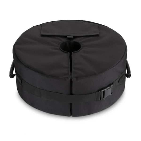 Phewnyzo Sand Bags Outdoor Patio Umbrella Base in Black
