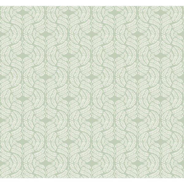 York Wallcoverings 60.75 sq. ft. Fern Tile Wallpaper