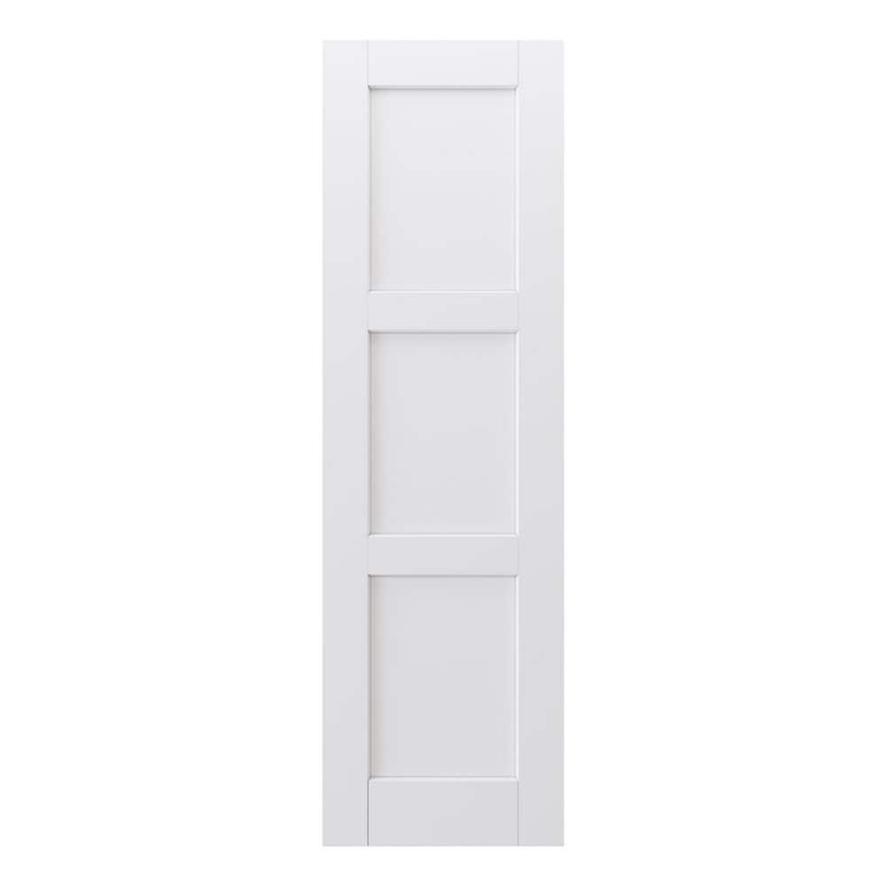 24 in. x 80 in. 3 Panel White Primed Solid Core MDF Composite Multi-usage Interior Door Slab without Hardware price history on PriceWatchPro