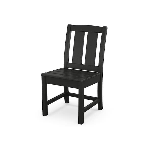 POLYWOOD Mission Dining Side Chair in Black