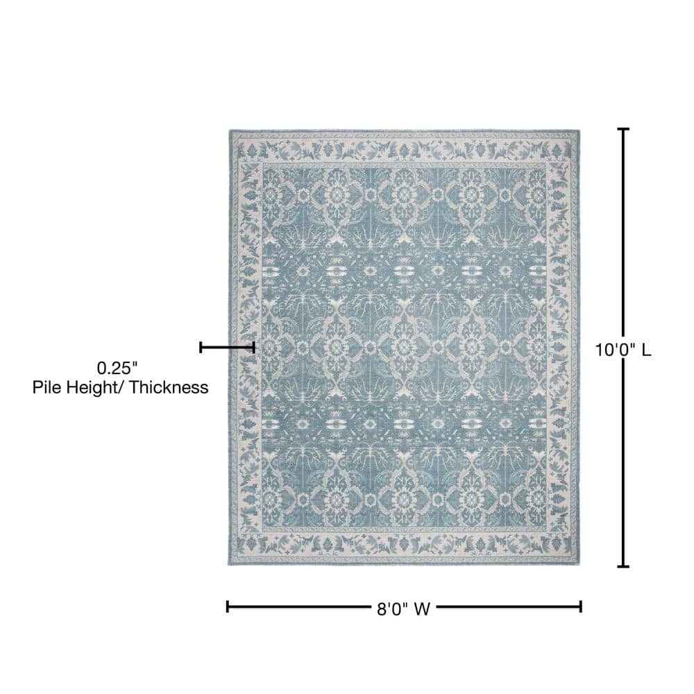 Charlton Home® Karley Restoration Vintage Hand Tufted Wool And Viscose Oriental Rug