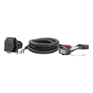 Custom Vehicle-Trailer Wiring Harness, 7-Way RV Blade Output, Select Ford Explorer, Quick Electrical Wire T-Connector