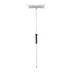 14 in. Microfiber Window Squeegee and Scrubber with 5 ft. Telescoping Pole