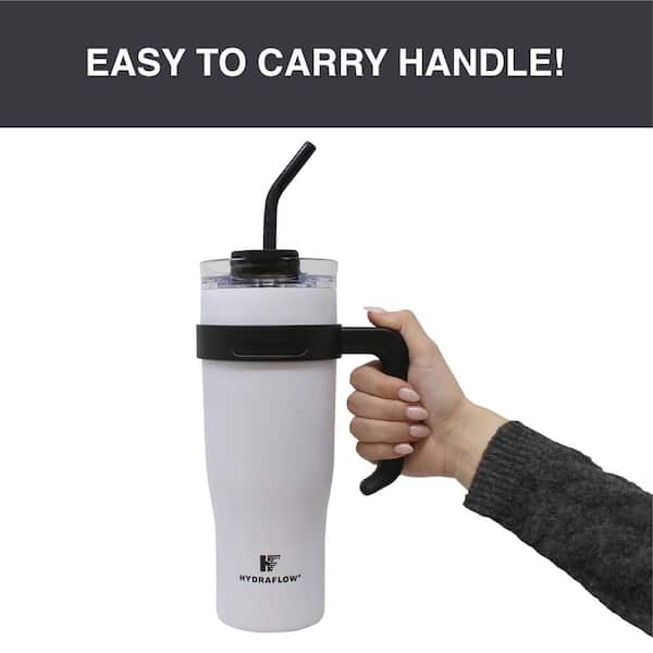 Portable Straw Tumbler Cute Insulated Cup Stainless Steel Vacuum