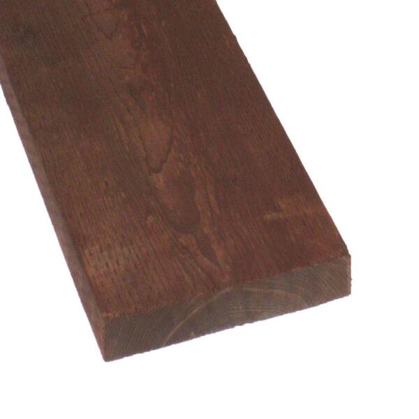 Unbranded Pressure-Treated Lumber DF Brown Stain (Common: 2 in. x 12 in. x 20 ft.; Actual: 1/5 in. x 11.25 in. x 240 in.)