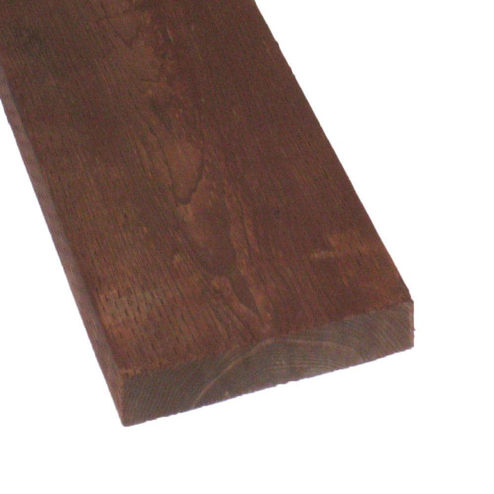 Pressure-Treated Lumber DF Brown Stain (Common: 3 in. x 12 in. x