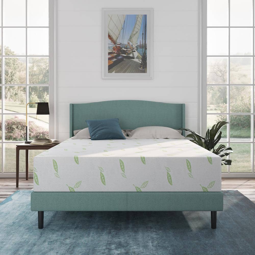 NapQueen 10" King Green Tea Memory Foam Mattress