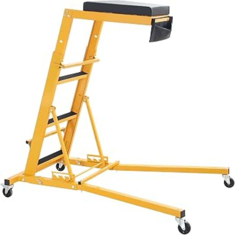 "48""-66"" Adjustable Topside Engine Creeper, Foldable 400 lbs Heavy Duty Creeper with Padded Deck & Wheels, Black & Yellow" price history