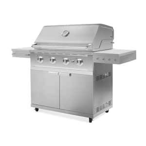 Outdoor Kitchen 40 in. Propane Gas 3 -Burners Grill Cart with Performance Grill