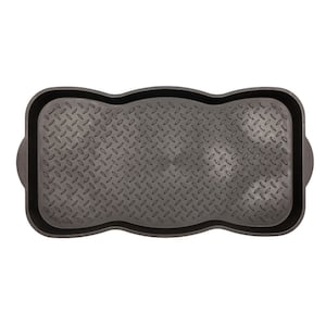 Boot Tray Black 15 in. x 29.5 in. Boot Tray Mat
