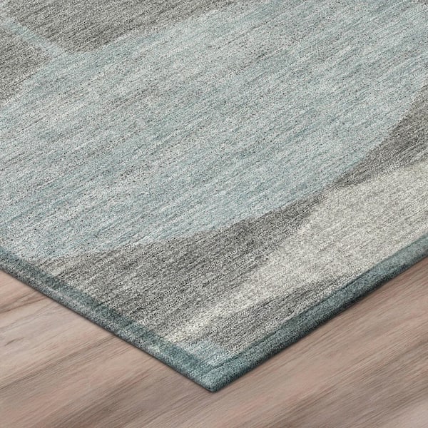 Chantille Machine Washable Indoor/Outdoor Abstract ACN3060 Gray 10 ft. x 14 ft. Area Rug