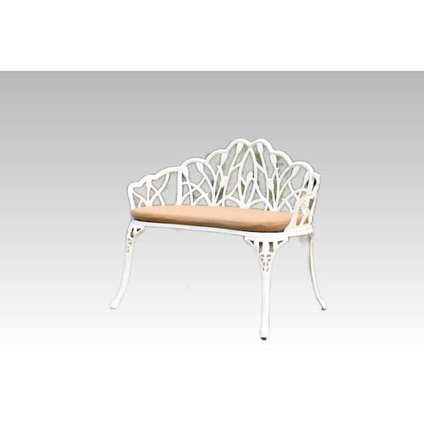Unbranded Cast Aluminum Outdoor Bench