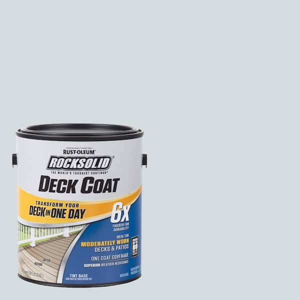 Rust-Oleum RockSolid 1 gal. Mist Exterior 6X Deck Coat