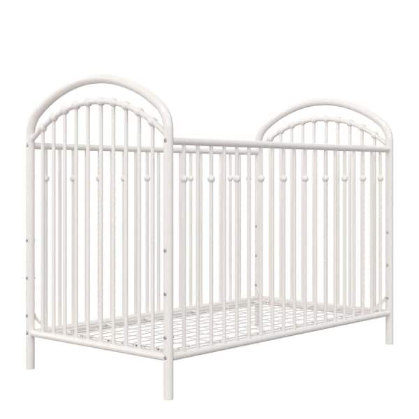 Little Seeds Aerin White Metal Crib